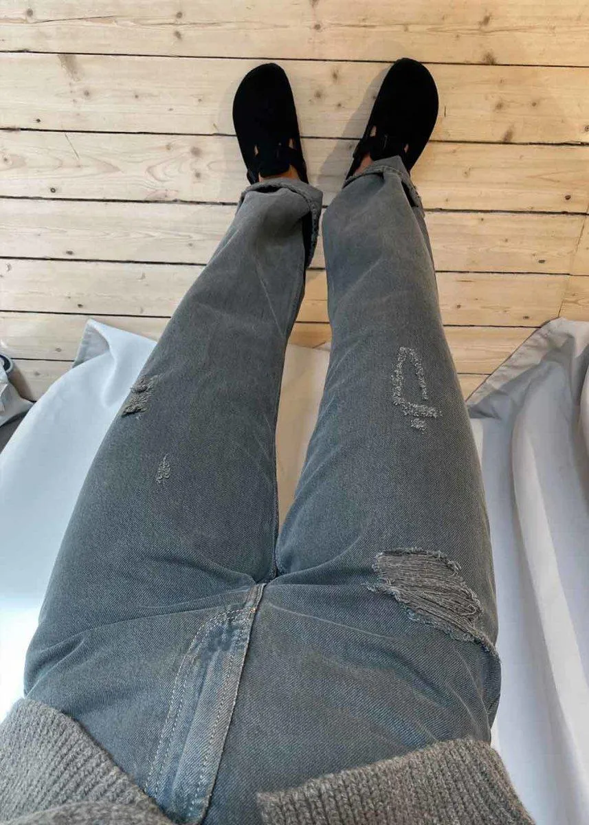 Acne Studios 1993 Desert Dust Destroyed - Blue/Green
