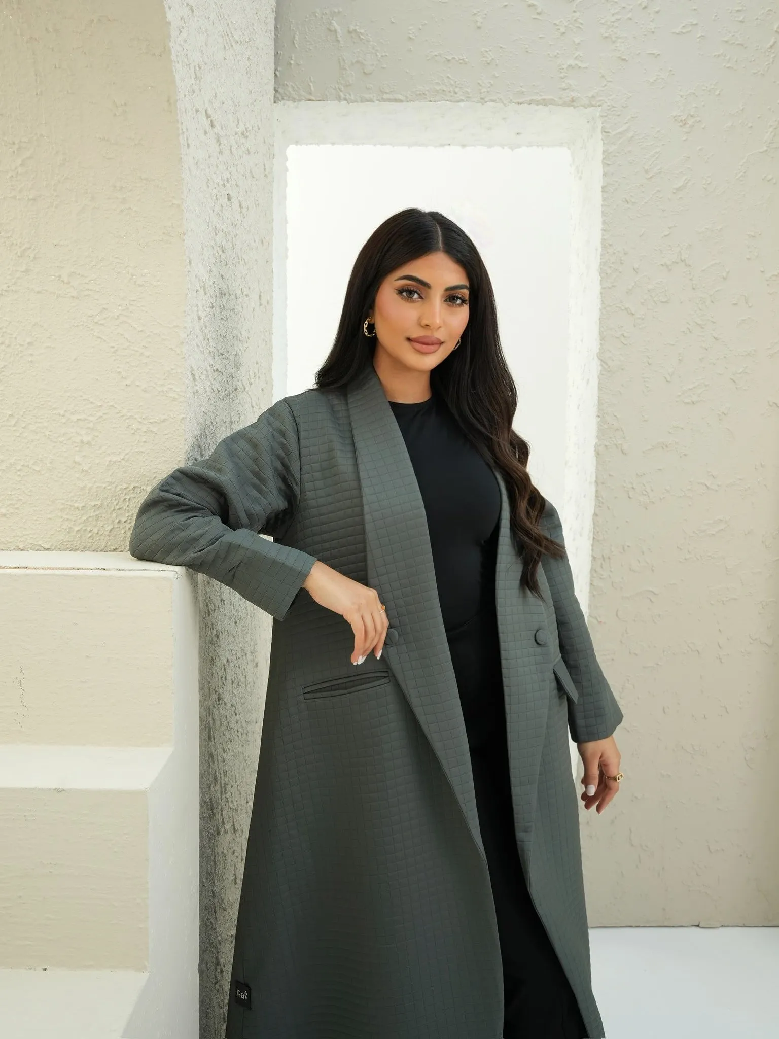CASUAL OLIVE ABAYA #516