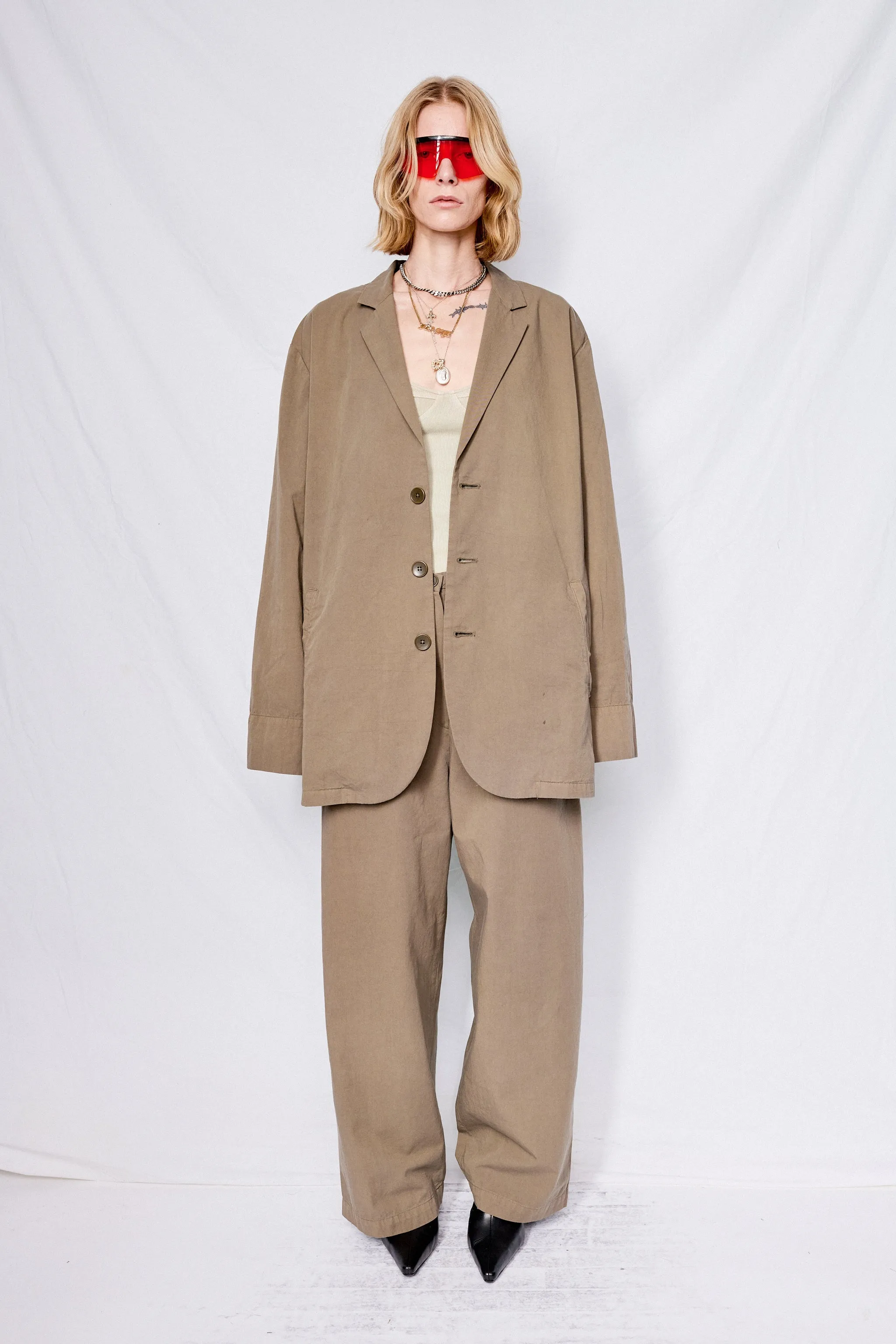 Dark Olive Unisex Blazer