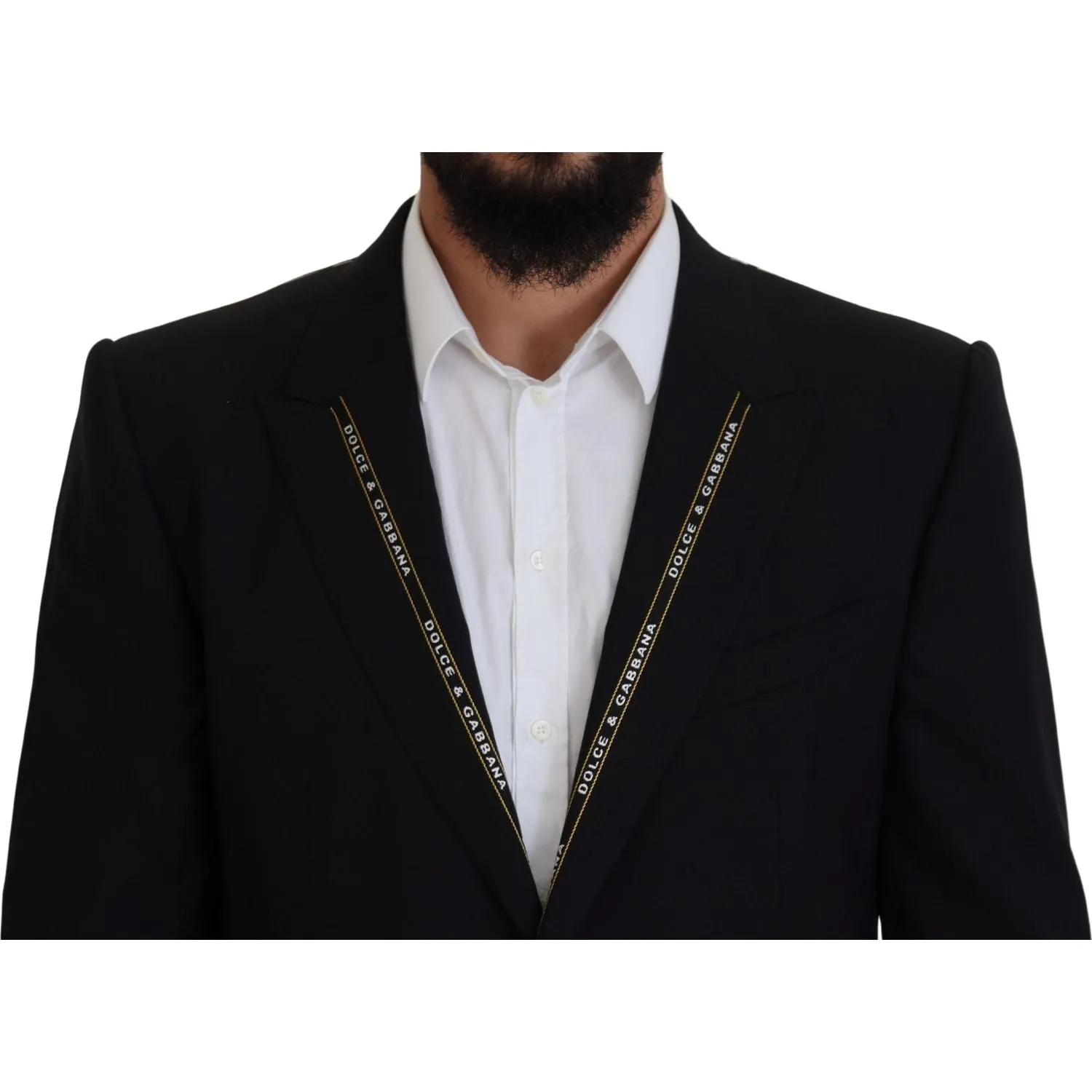 Dolce & Gabbana Sicilian Style Black Single Breasted Blazer