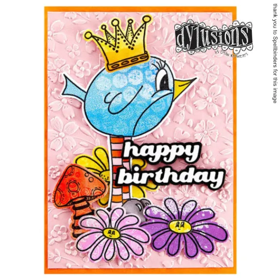 Dylusions by Dyan Reaveley - Spellbinders Etched Dies - Robin Couture