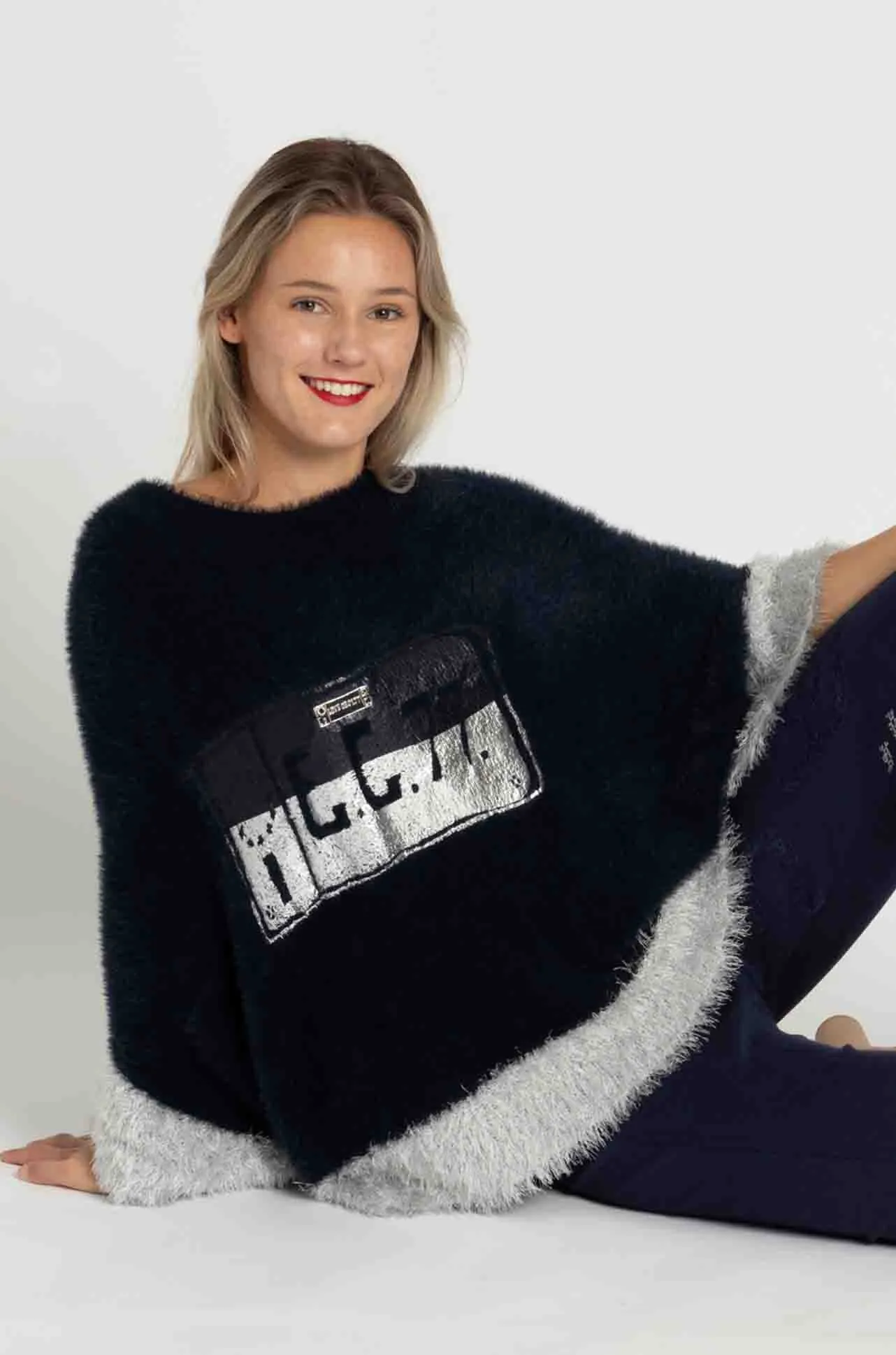 Elisa Cavaletti - Super Soft Knit Poncho