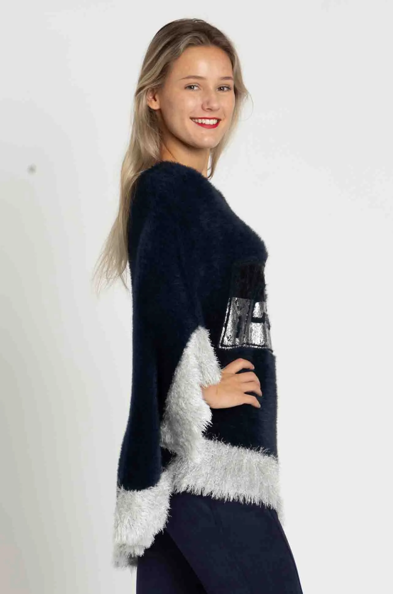 Elisa Cavaletti - Super Soft Knit Poncho