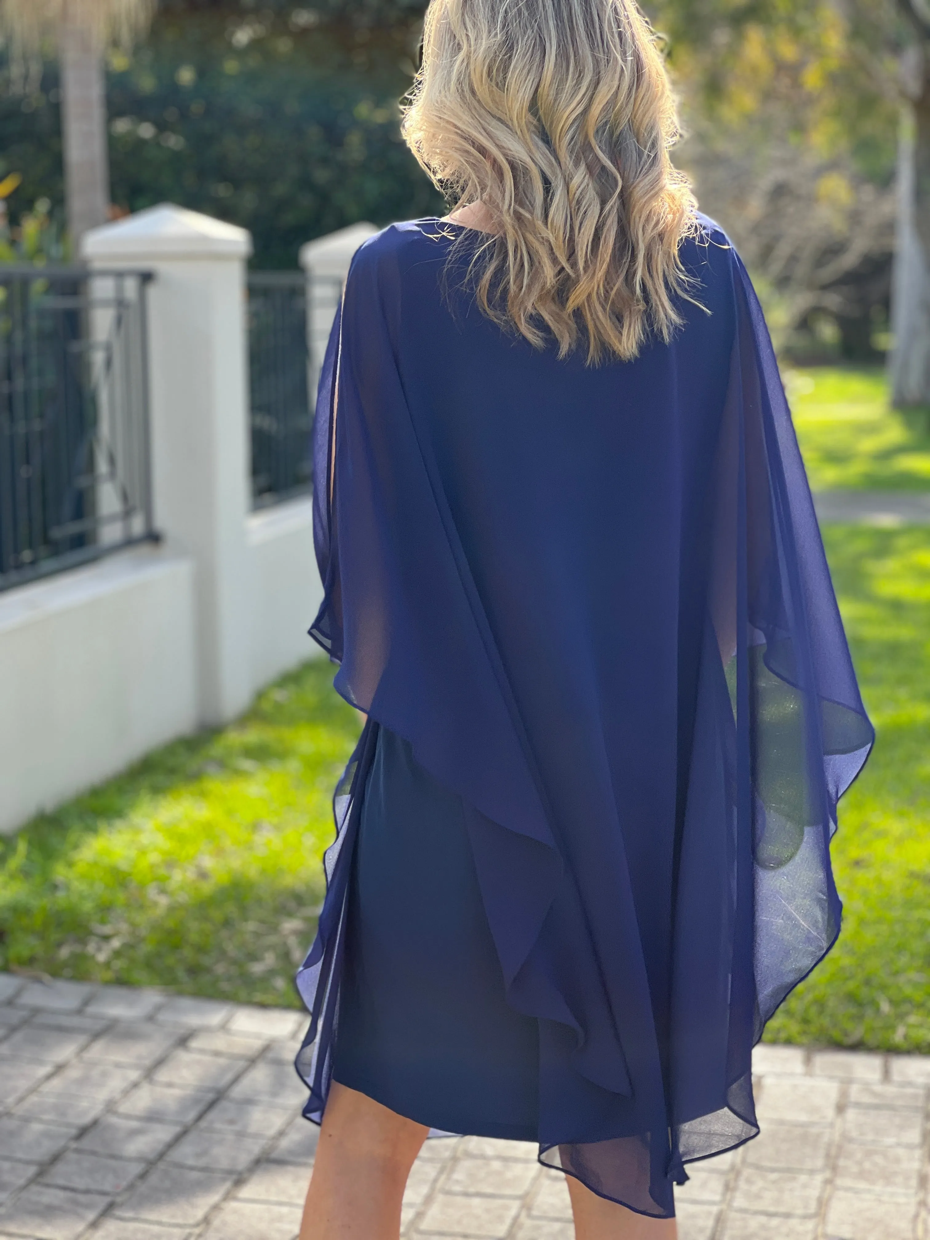Harlow Navy Evening Dress