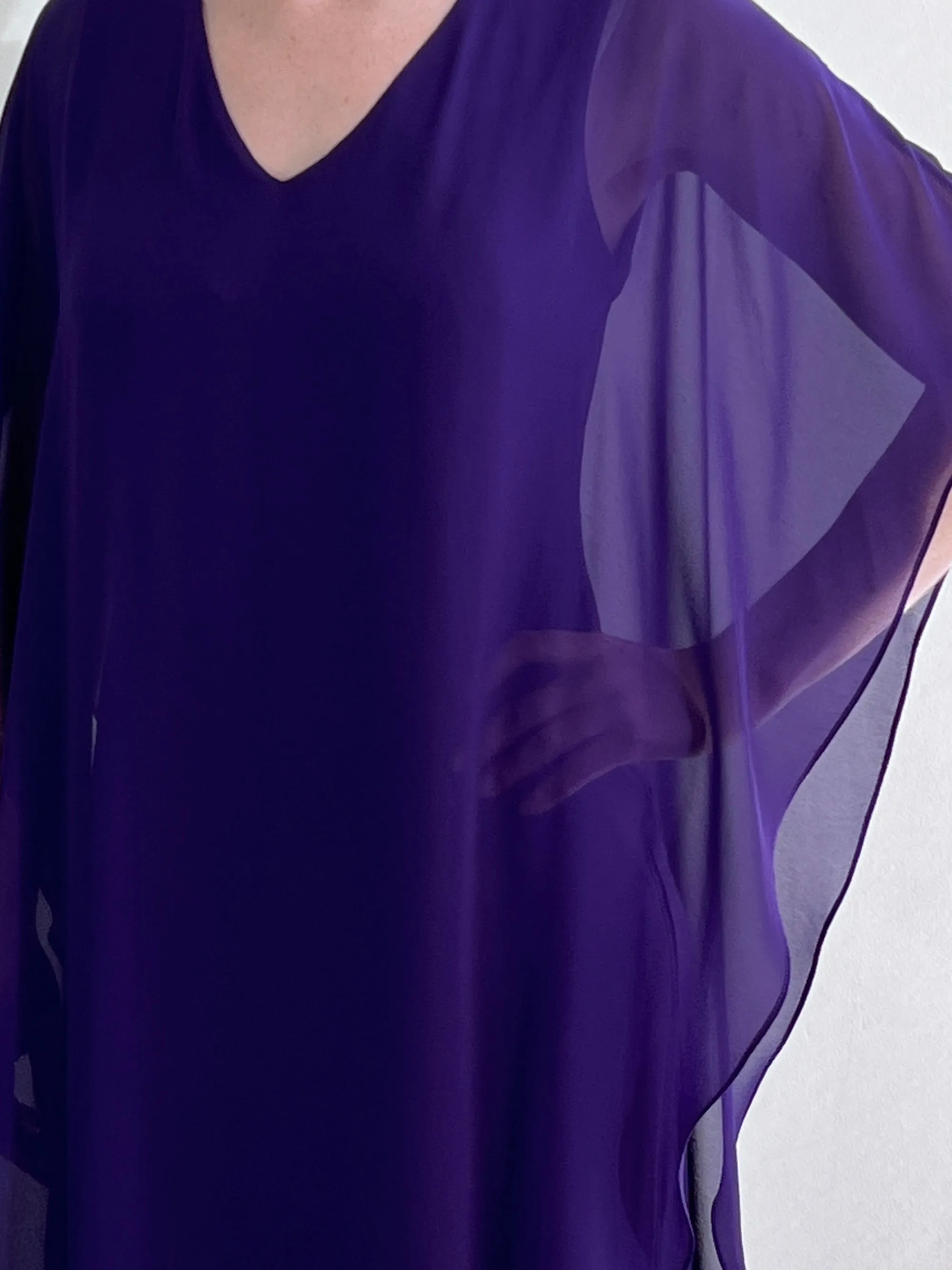 Helena Purple Evening Dress