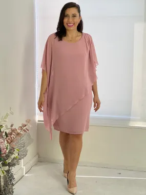 Irene Blush Evening Dress