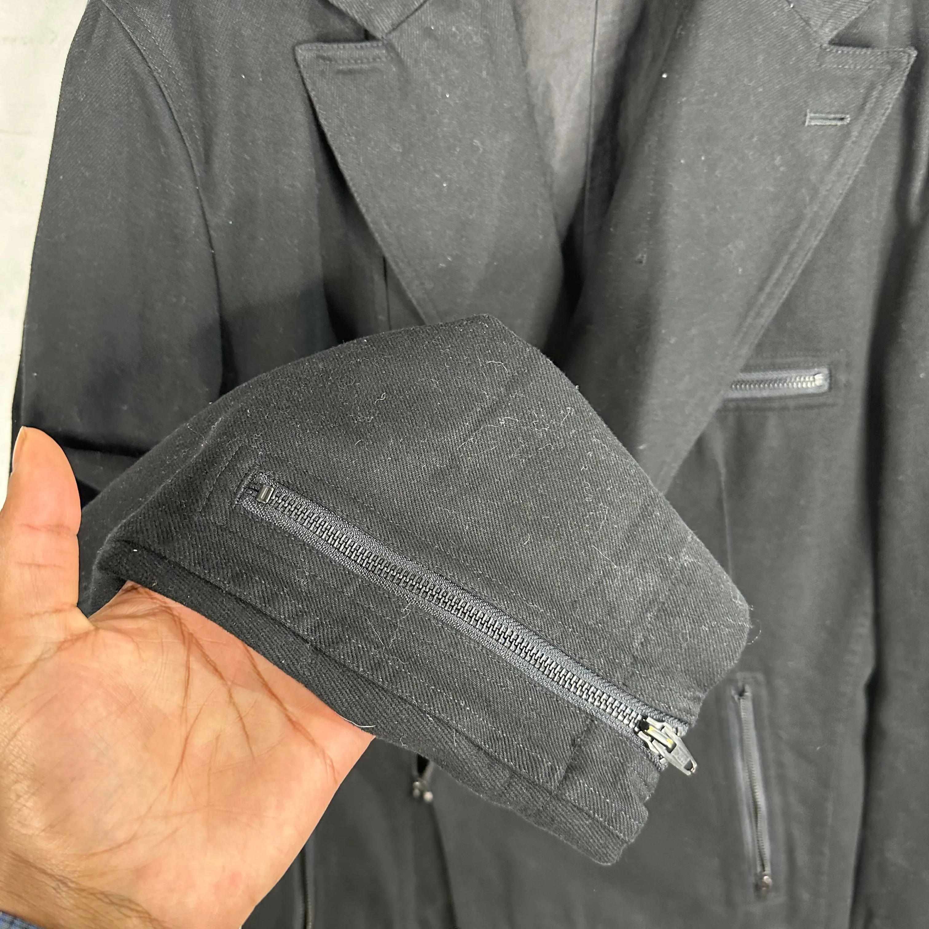 Issey Miyake Tailored Denim Blazer