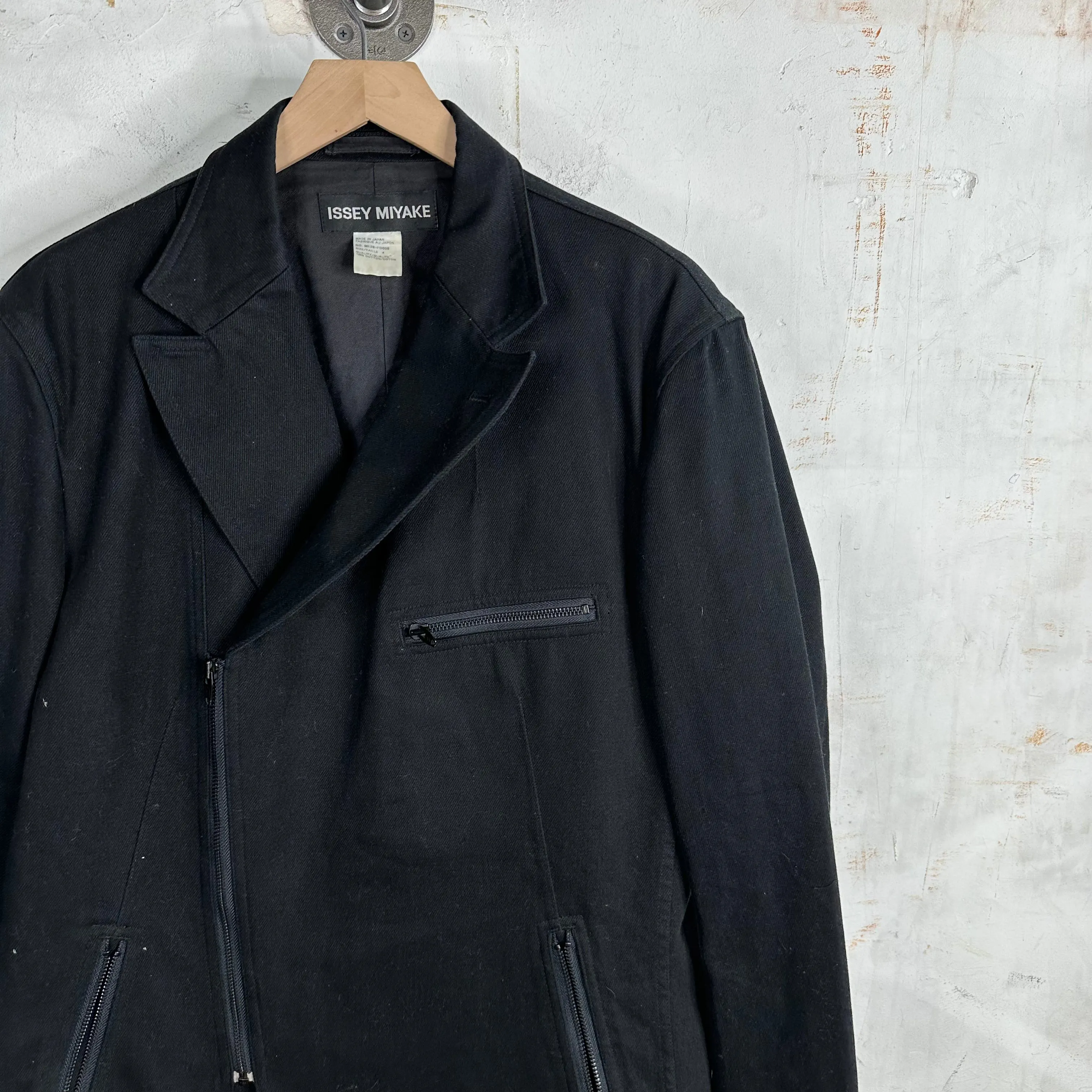 Issey Miyake Tailored Denim Blazer