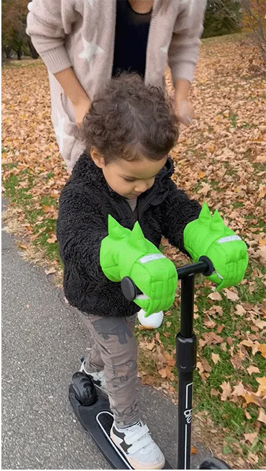 Kids Scooter Warmmuffs - Dino
