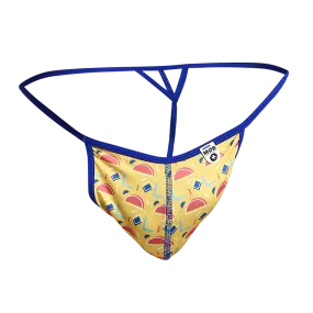 Male Basics MOB Men's Hipster T-Back Thong Print Radiance