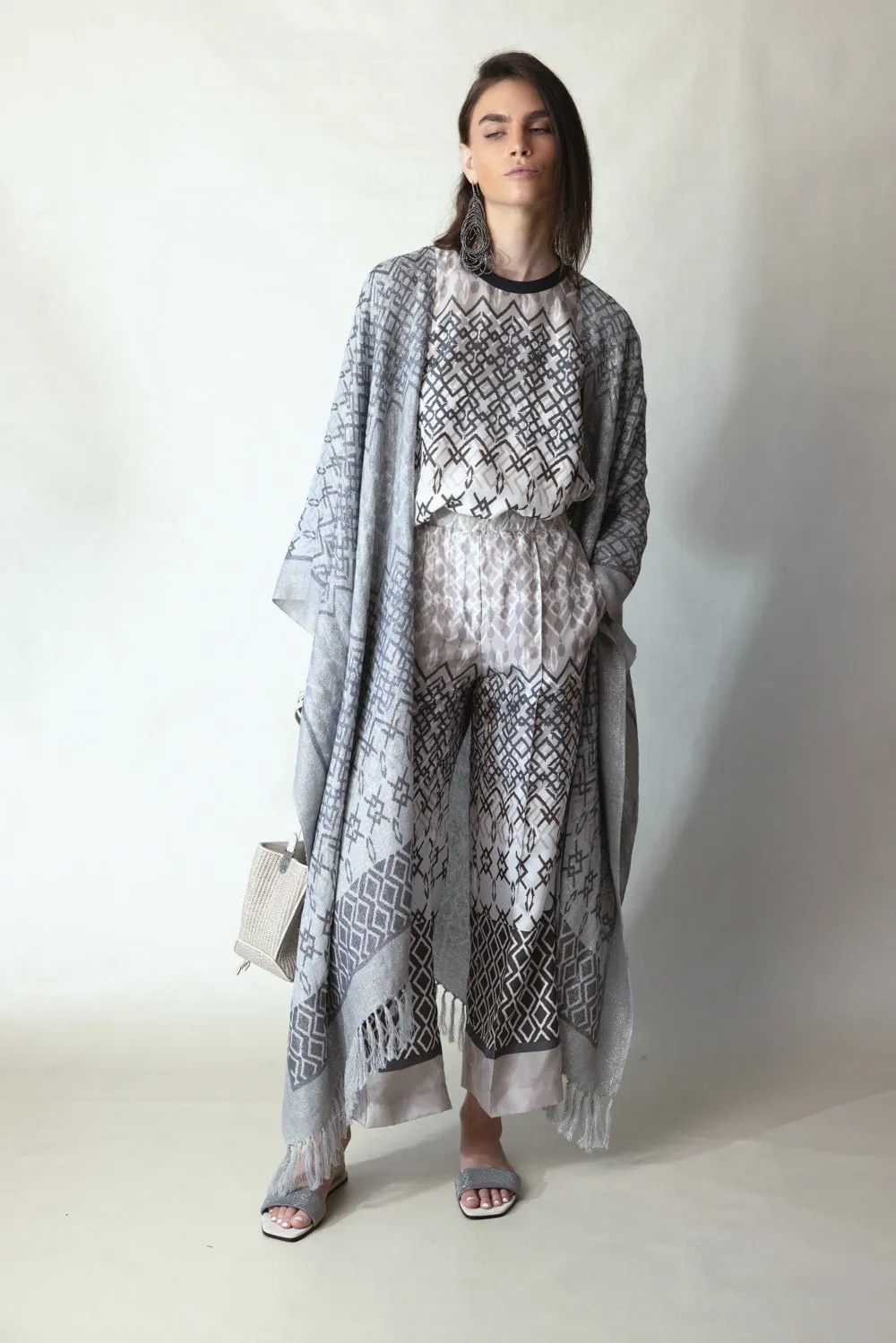 Mediterraneo Canvas Poncho