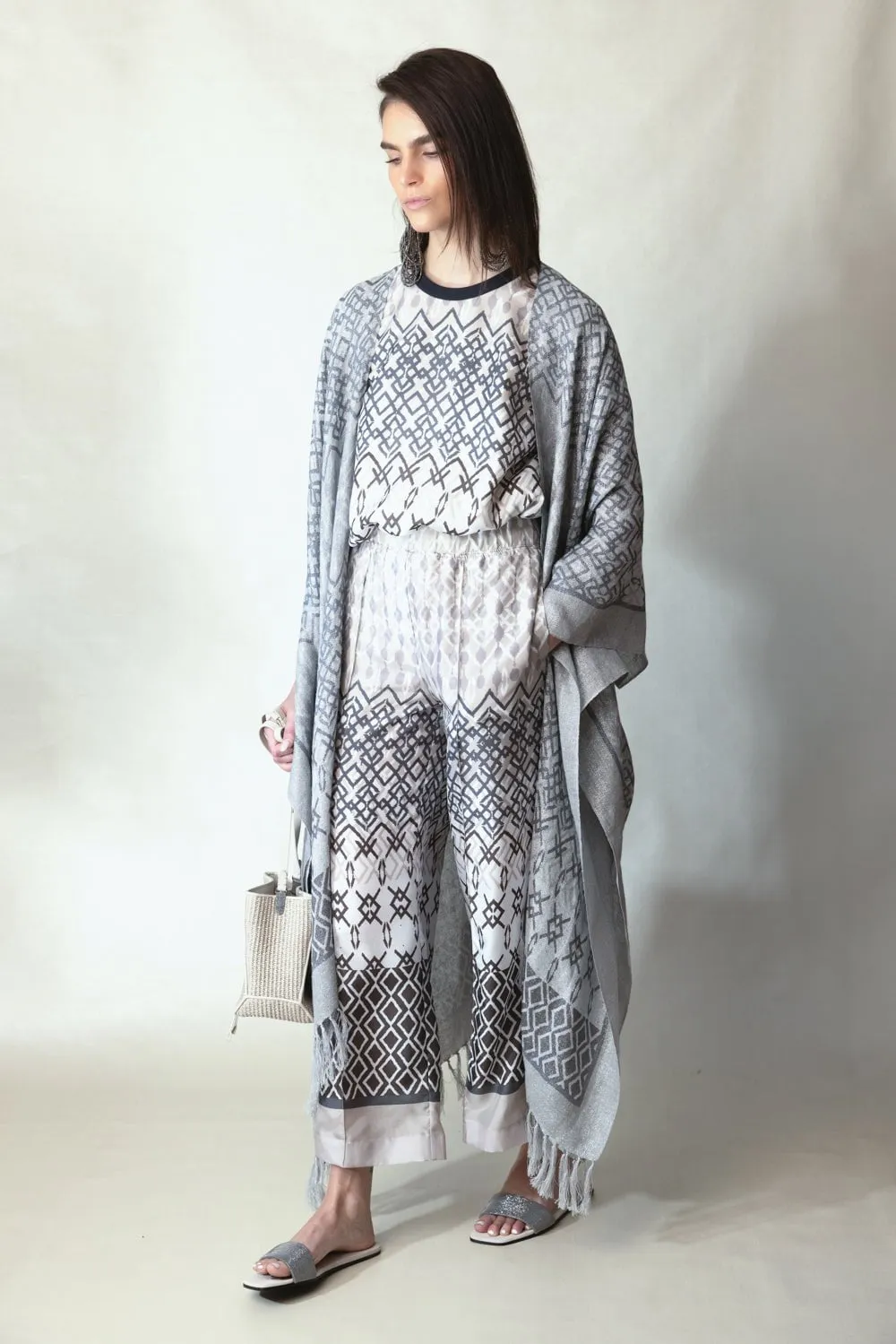 Mediterraneo Canvas Poncho