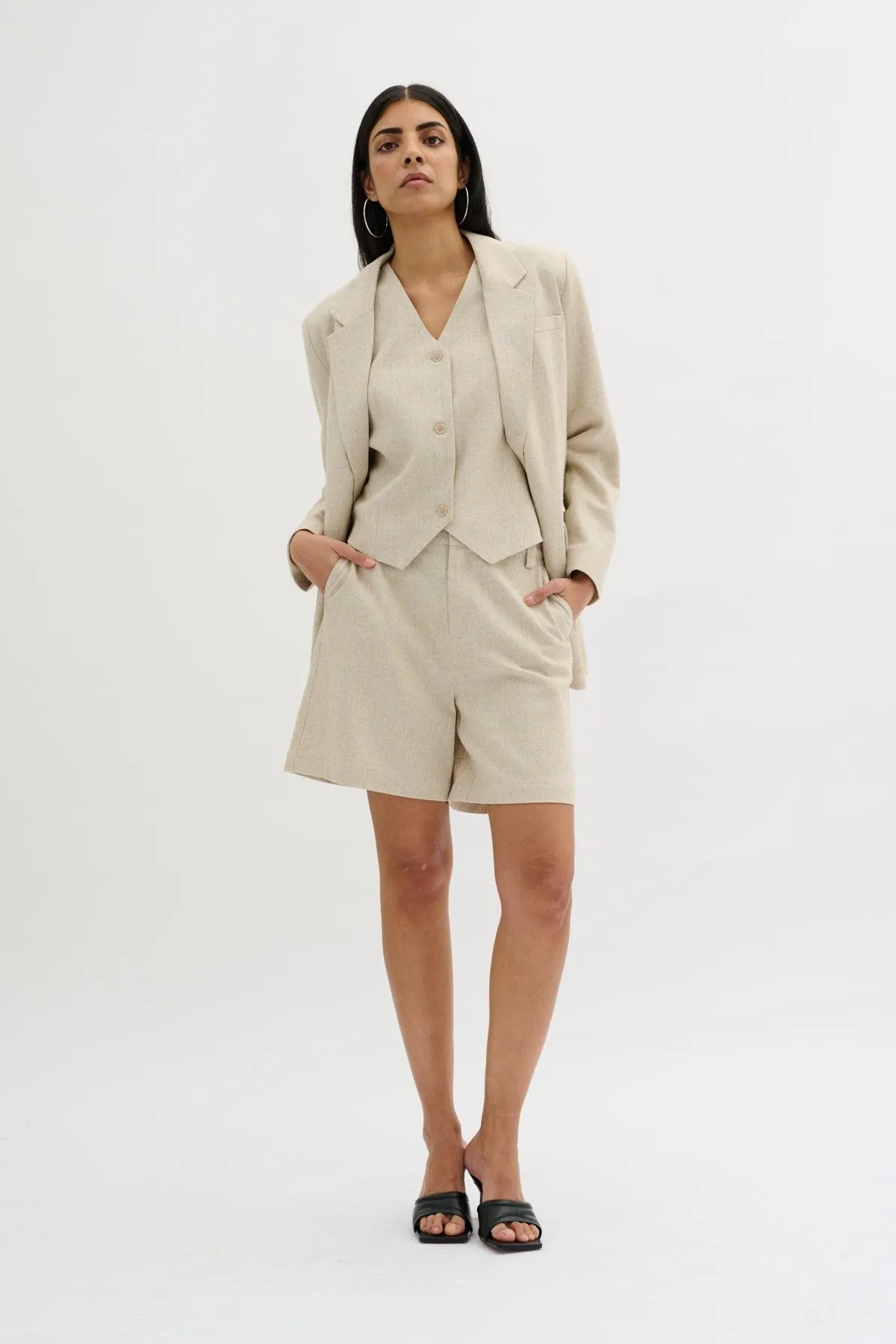 My Essential Wardrobe Lavita - Hør blazer
