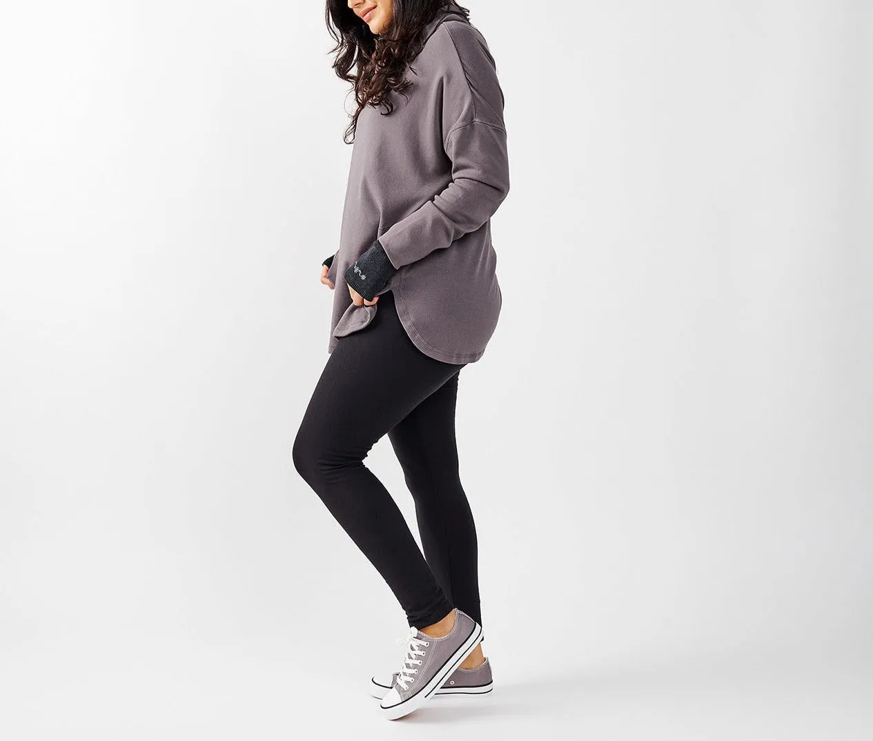 Organic Cotton - Pullover Pocket Poncho