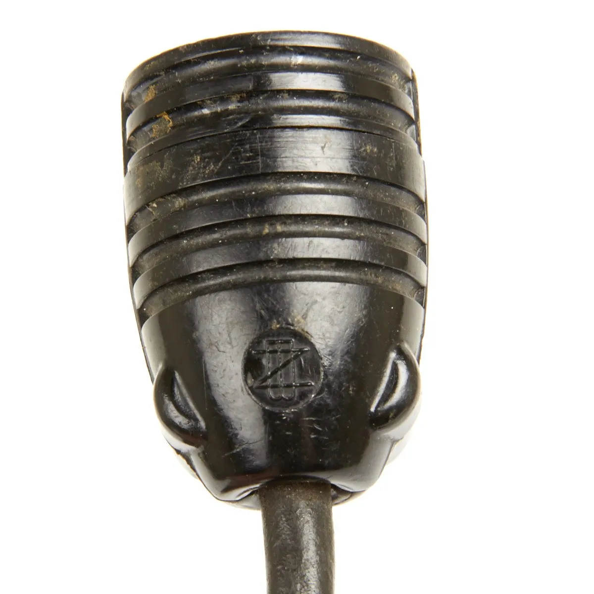 Original WWII 1937 German Luftwaffe LKP S101 Summer Pilot Flying Helmet with Throat Microphone and Earphones