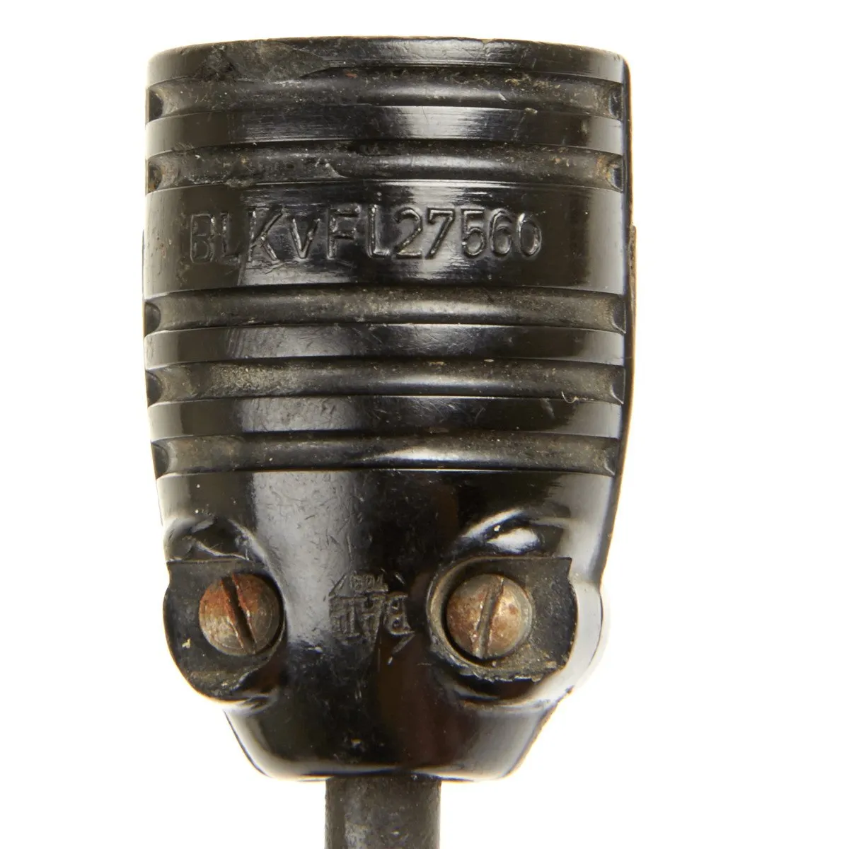 Original WWII 1937 German Luftwaffe LKP S101 Summer Pilot Flying Helmet with Throat Microphone and Earphones