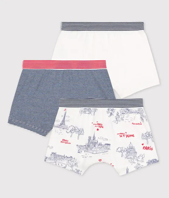 Paris Theme Boxer Shorts - 3 Pack