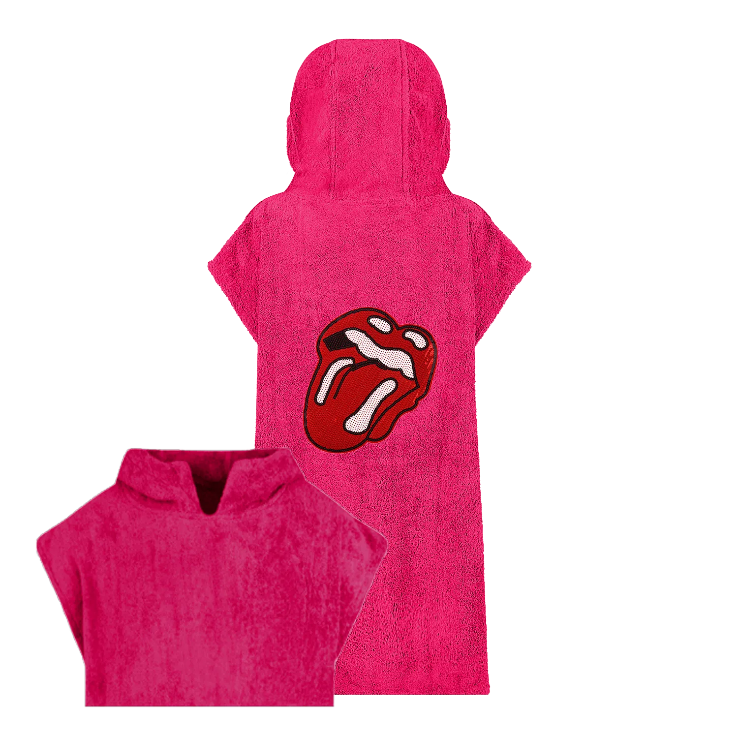 Sequin Rock'n'Roll Lips Beach Robe