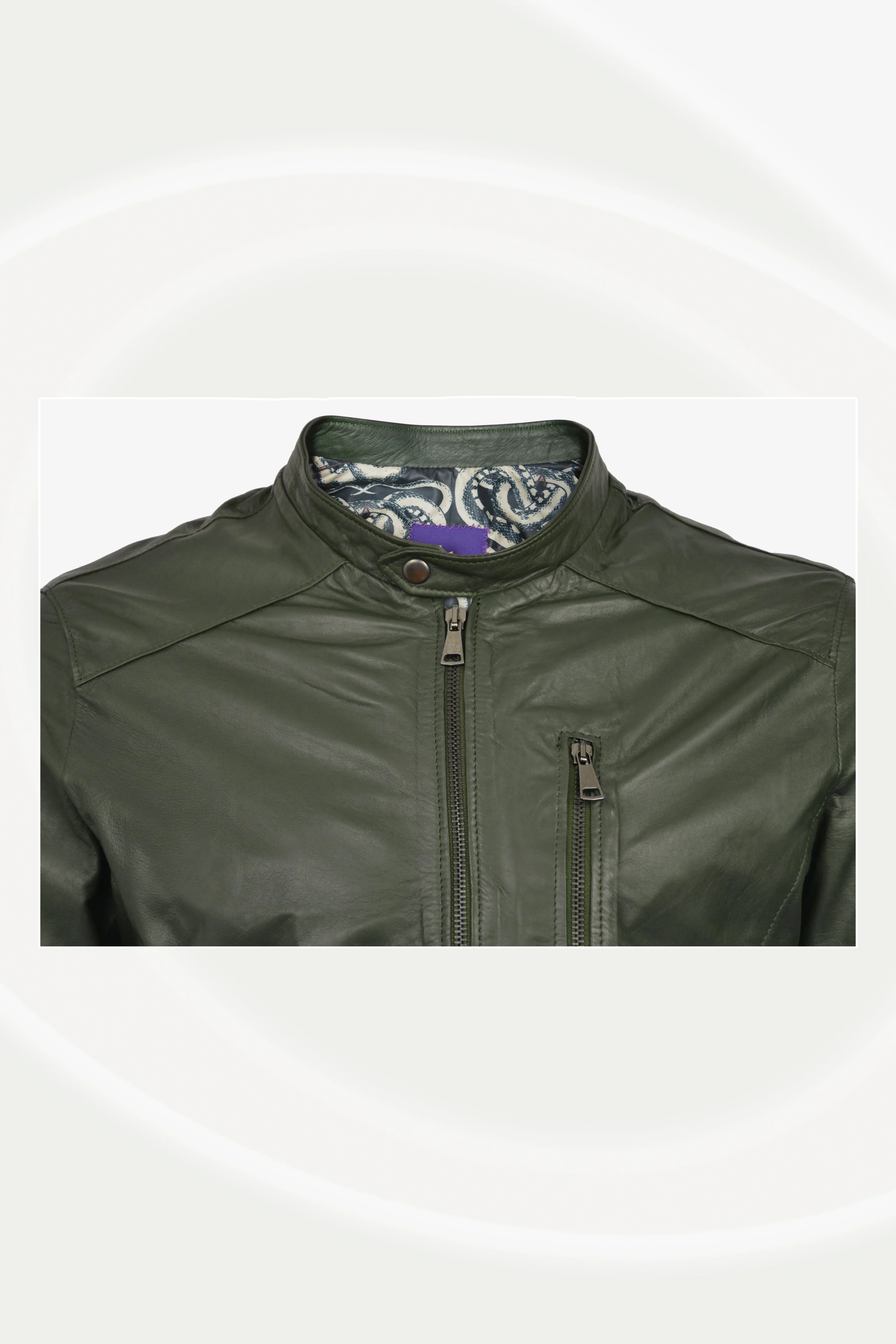 Tamponato Leather Jacket