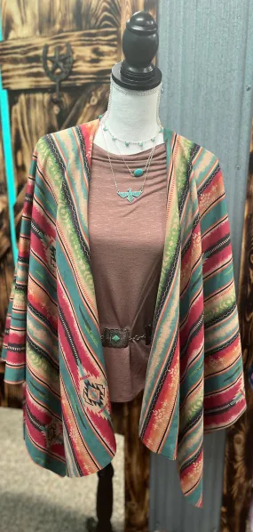 Tana southwestern poncho Tana southwestern poncho