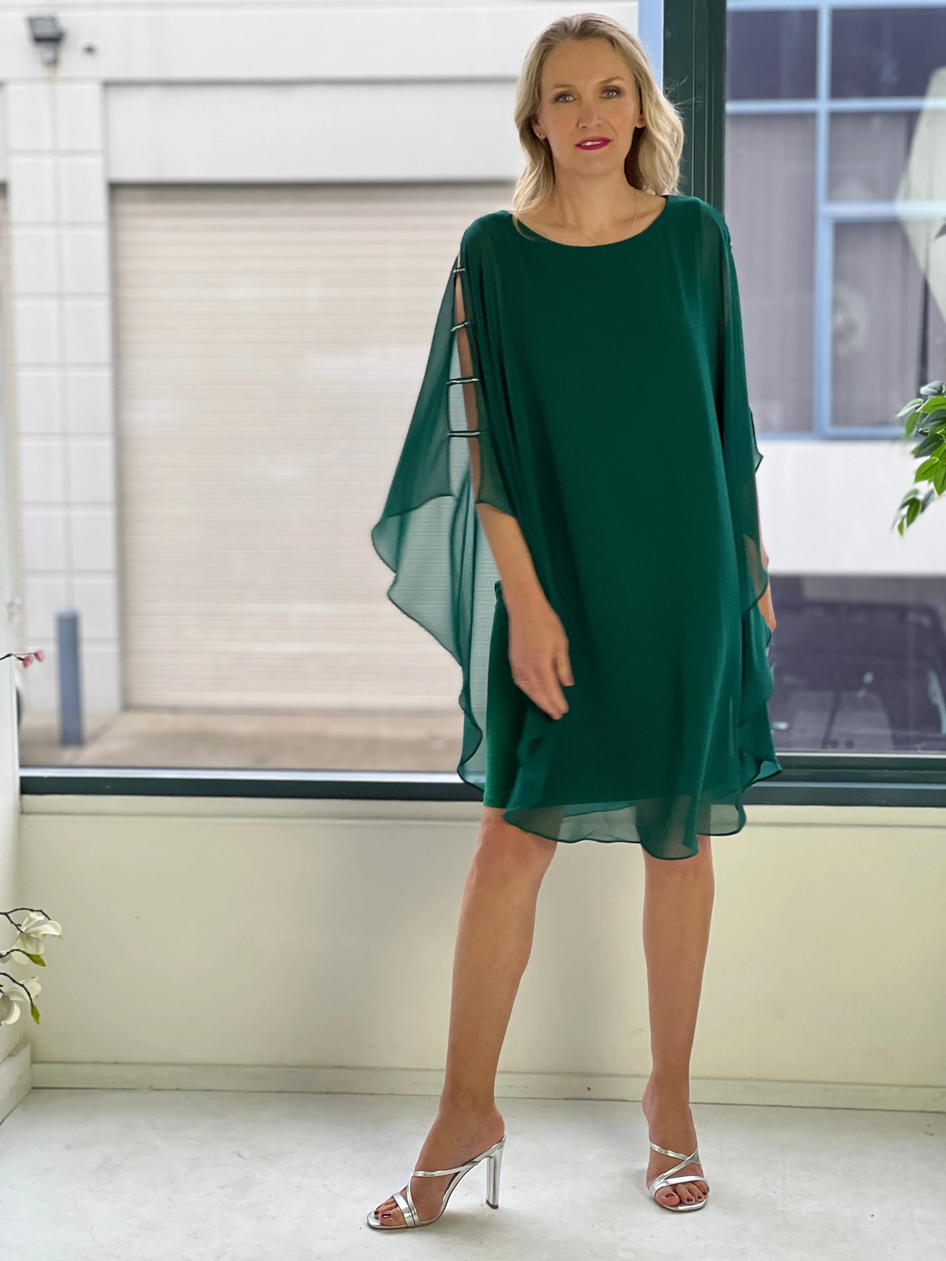 Una Emerald Evening Dress