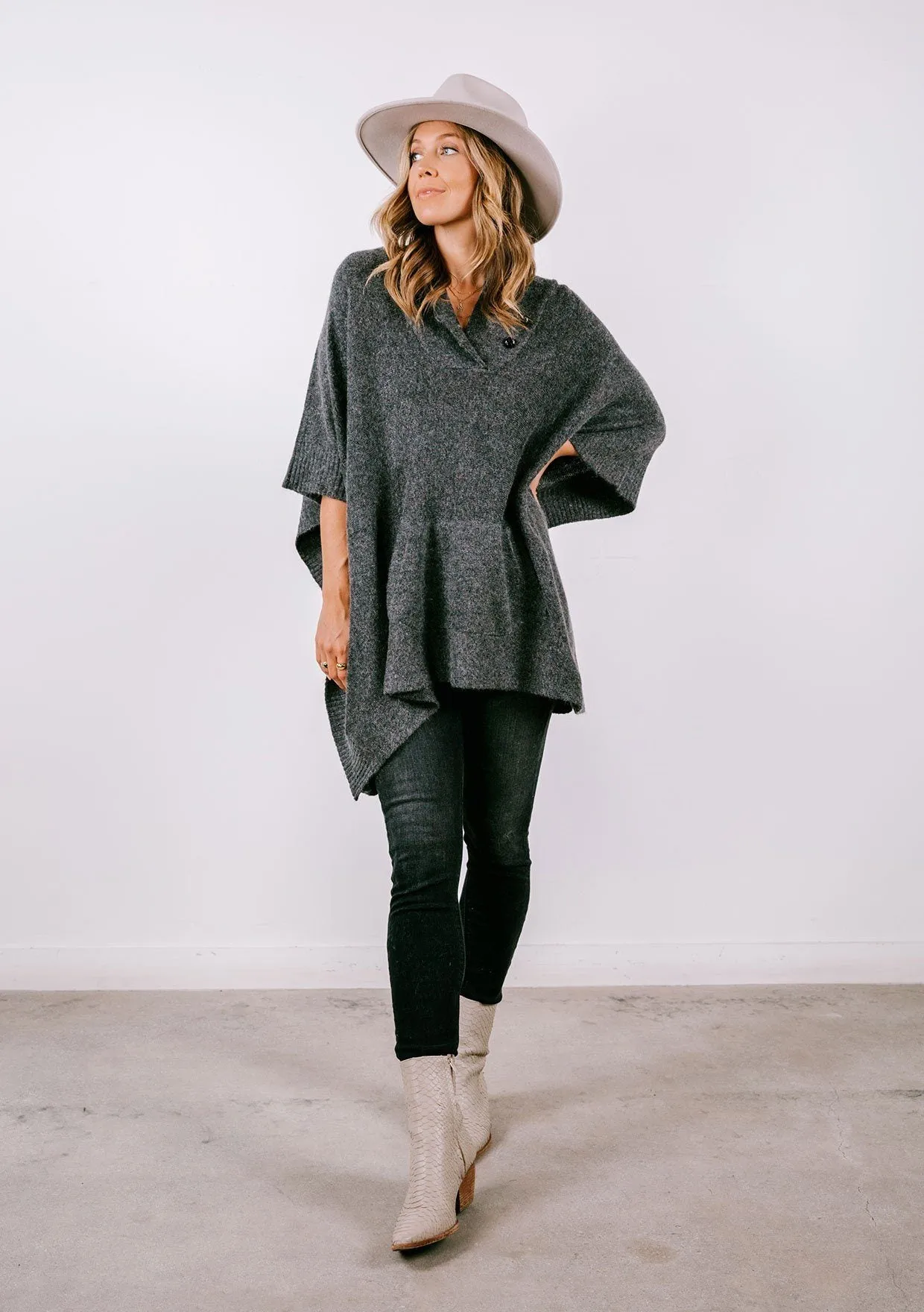 Woodland Pullover Sweater Poncho