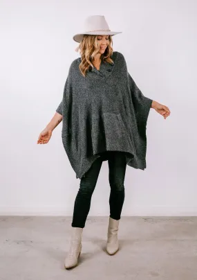 Woodland Pullover Sweater Poncho