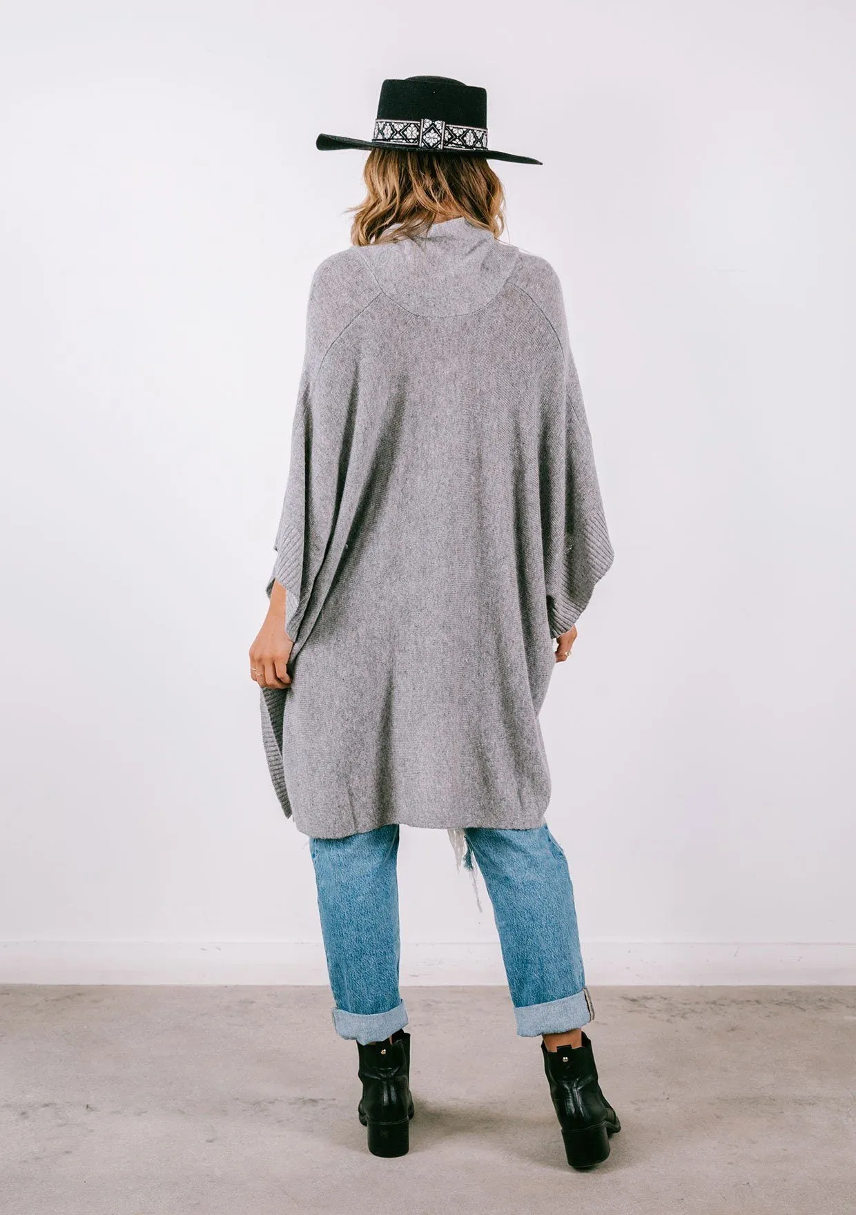Woodland Pullover Sweater Poncho