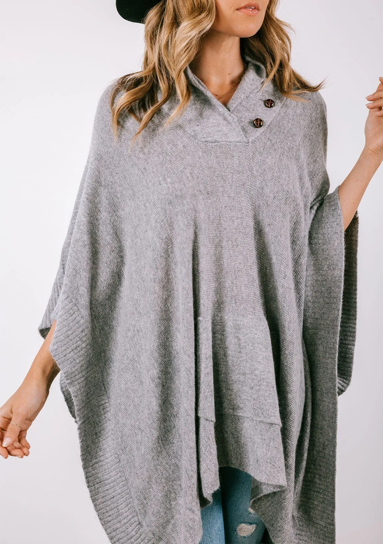 Woodland Pullover Sweater Poncho