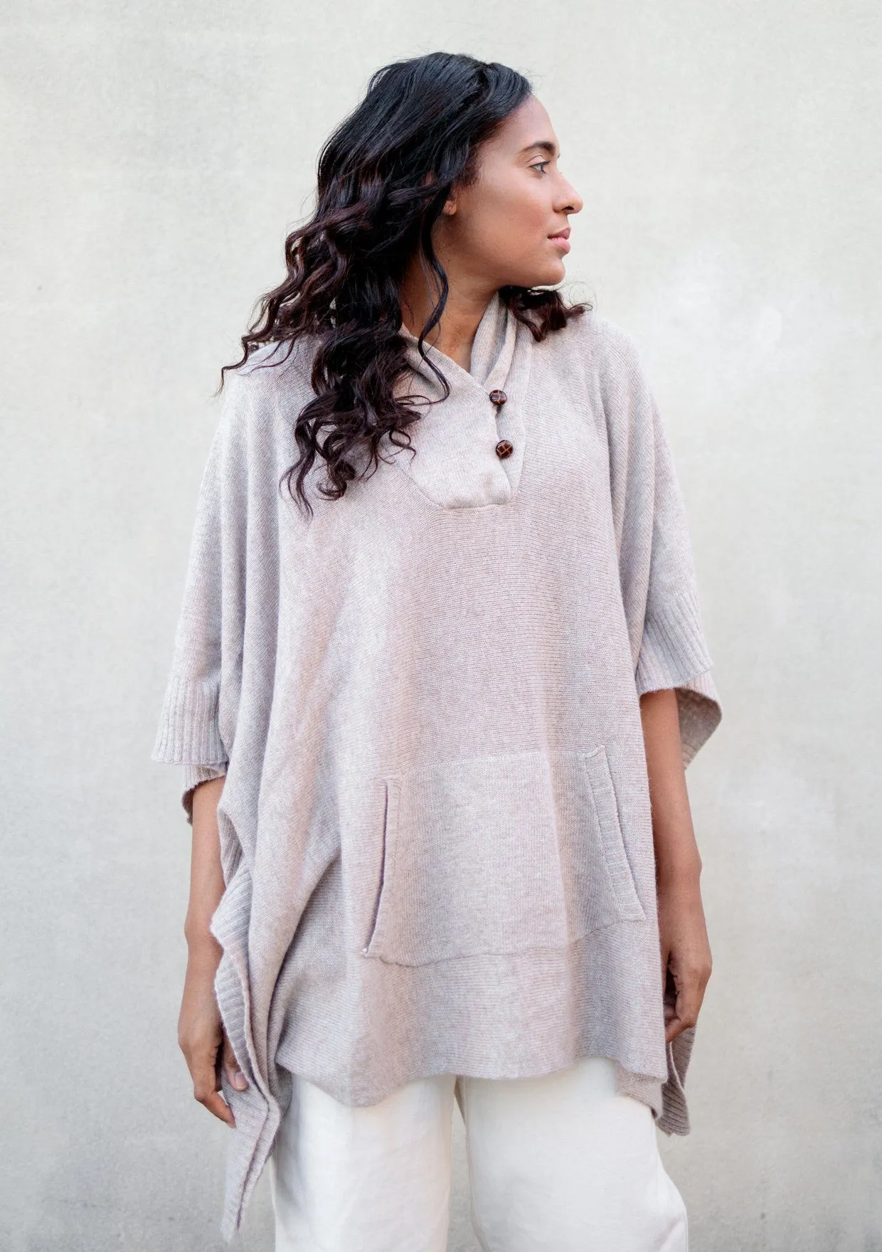 Woodland Pullover Sweater Poncho