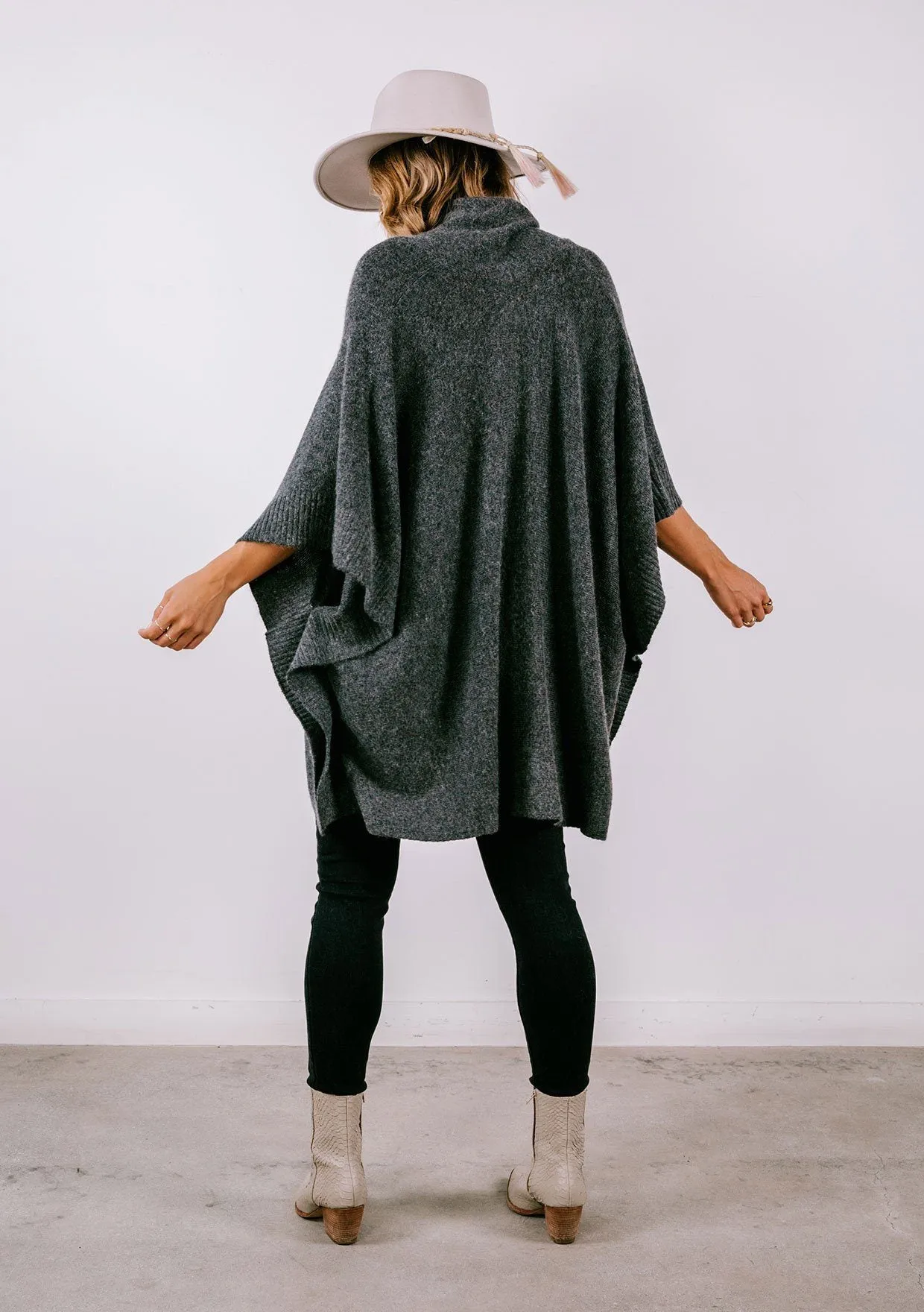 Woodland Pullover Sweater Poncho